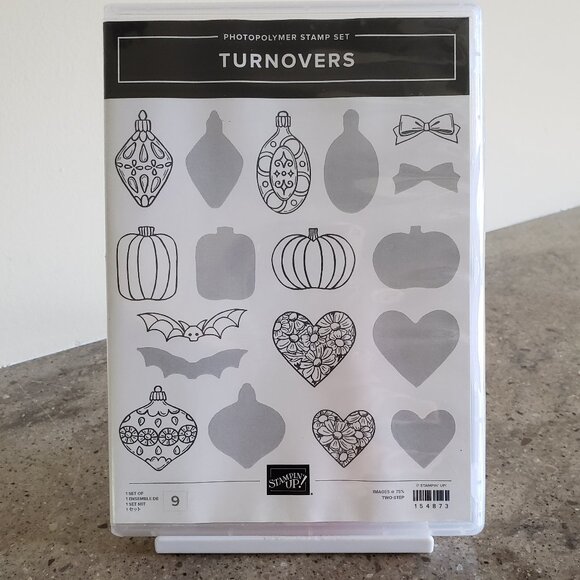 Stampin' Up! 'TURNOVERS' Photopolymer Stamp Set (Used) - Picture 1 of 7